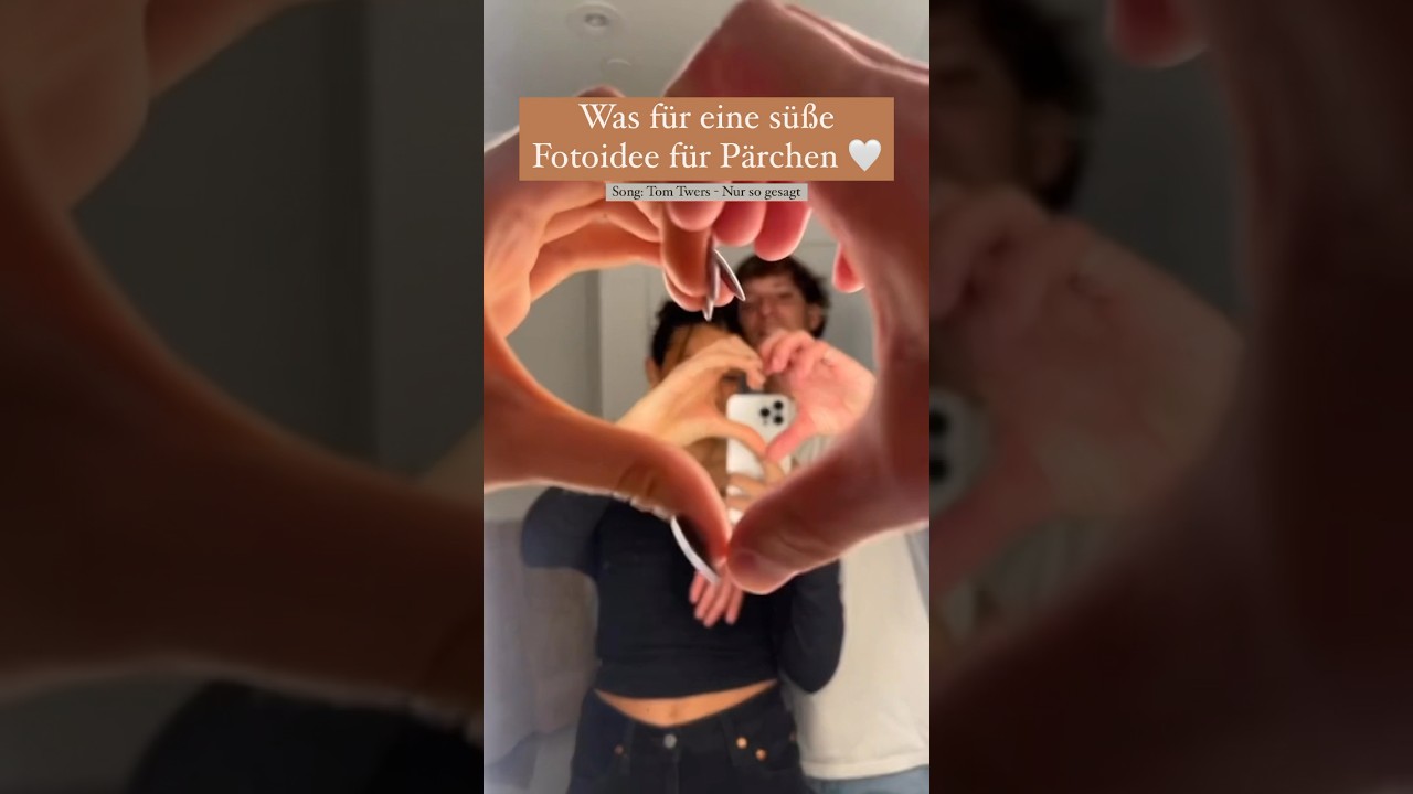 Was f&uuml;r eine tolle Fotoidee f&uuml;r couples p&auml;rchen 🤍 #Nursogesagt #Tomtwers