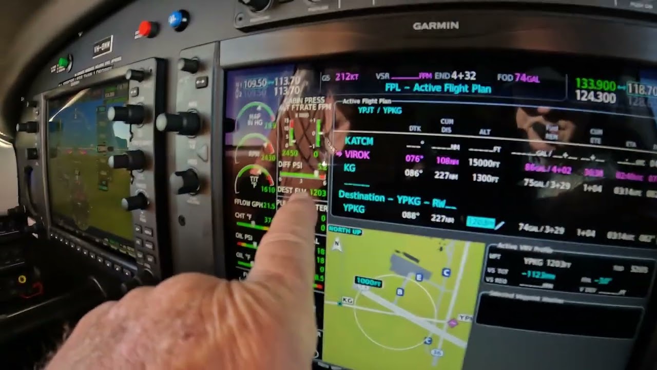 Piper M350 - Planning the Descent