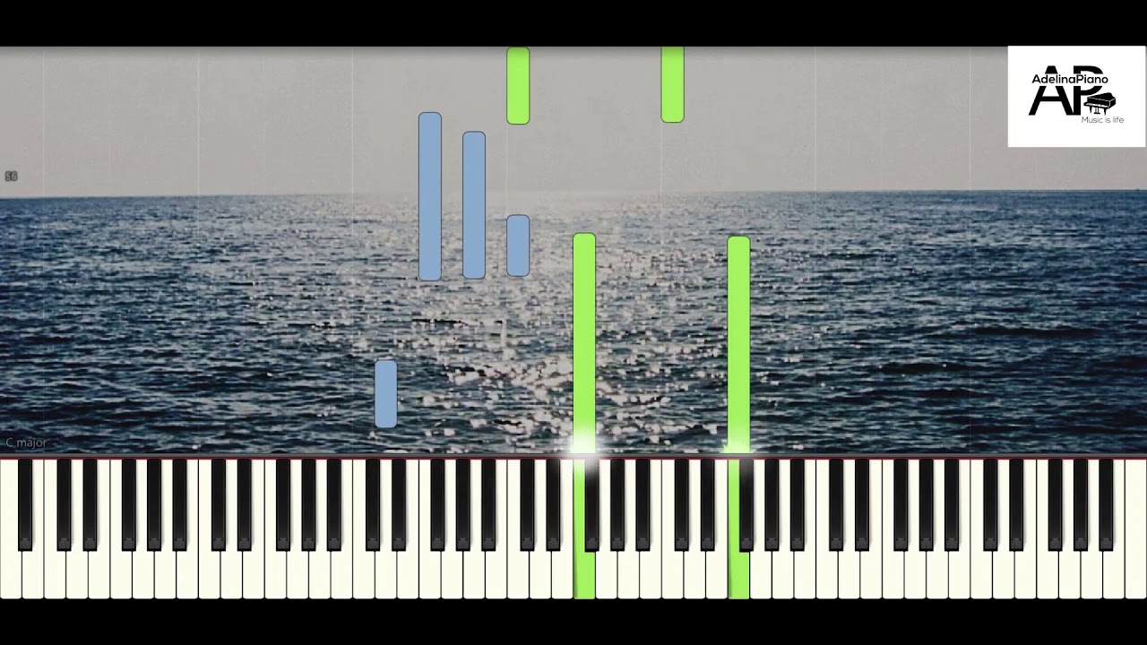 Ennio Morricone - Intimamente | Adelina Piano synthesia tutorial
