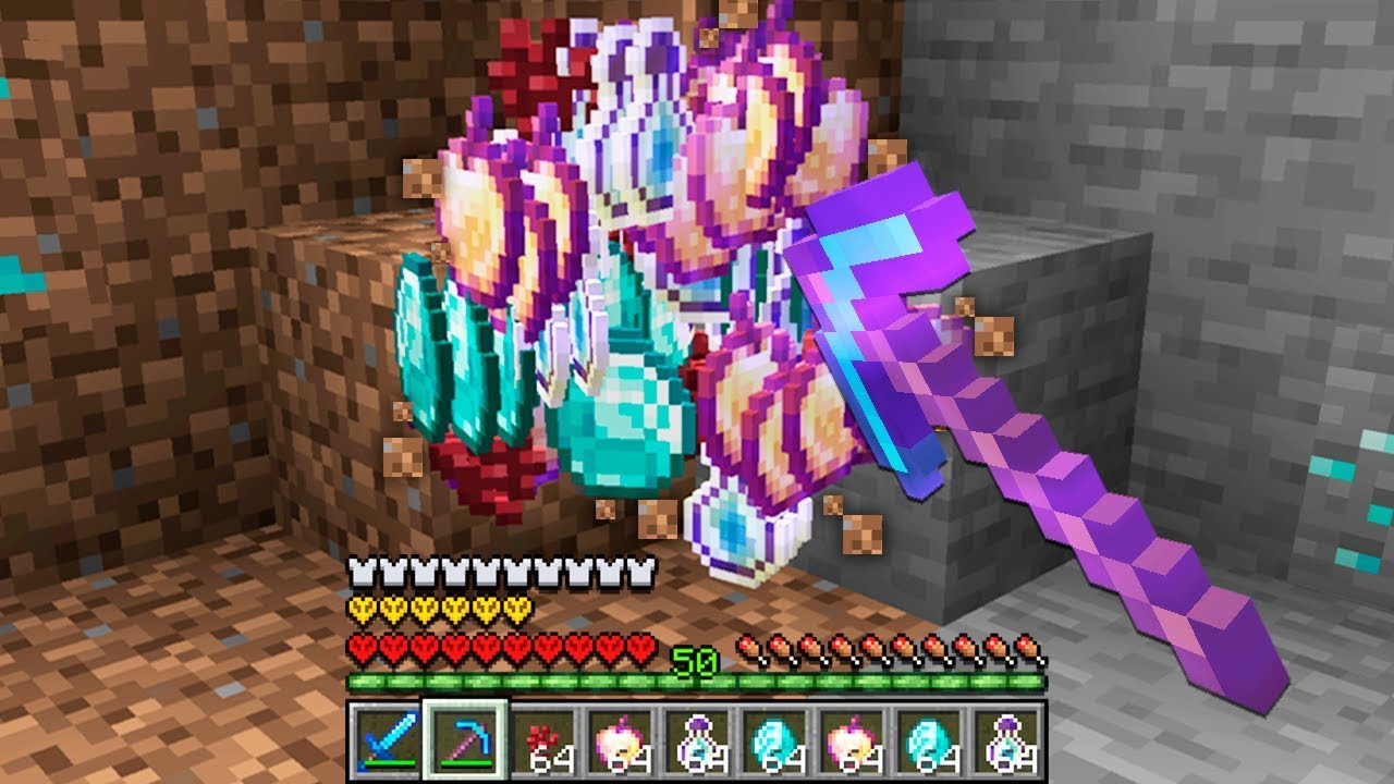 Minecraft UHC but all DIRT & STONE is BLESSED...