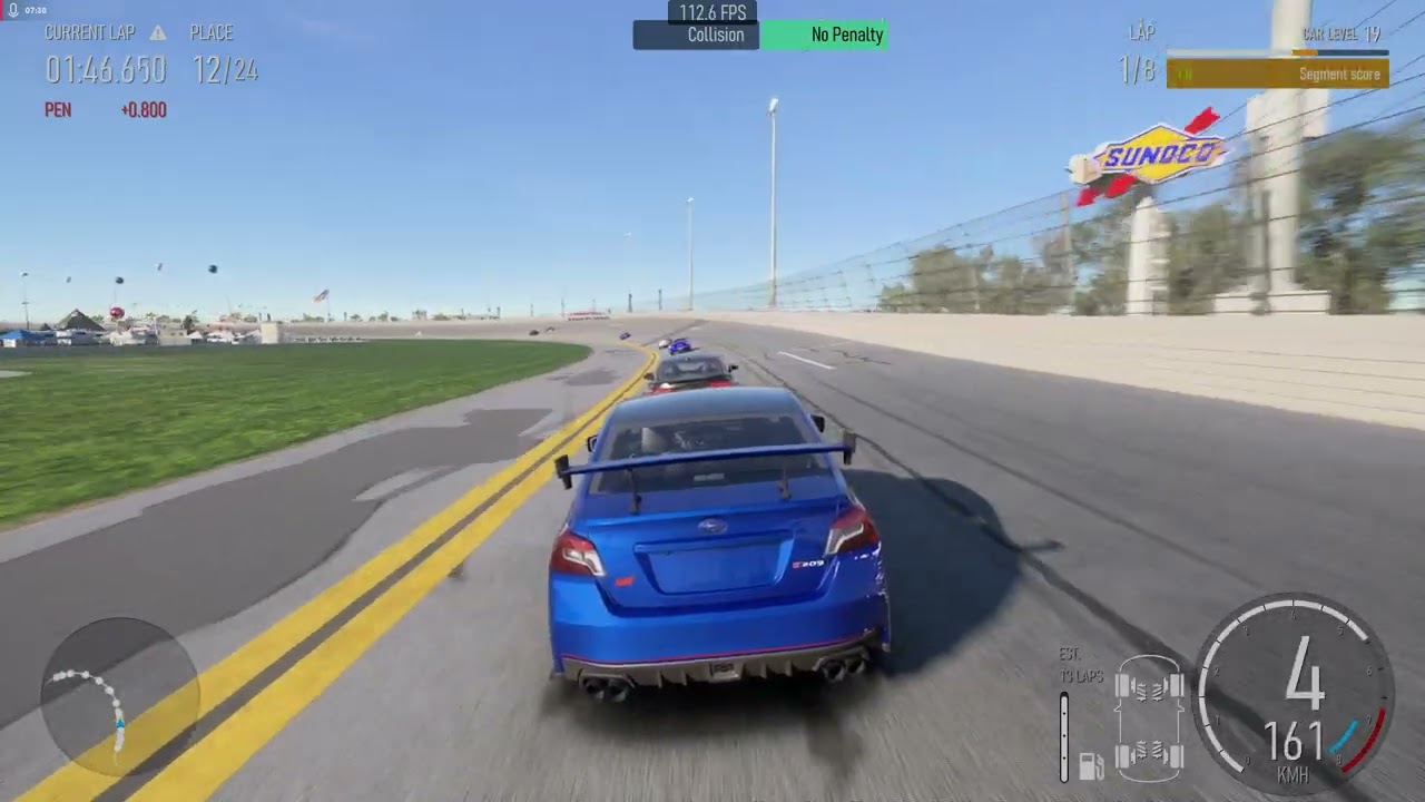 Forza Motorsport 2026 02 20 Subaru STI 2019 659PP at dry Daytona road course 8lap AI race P 4K.