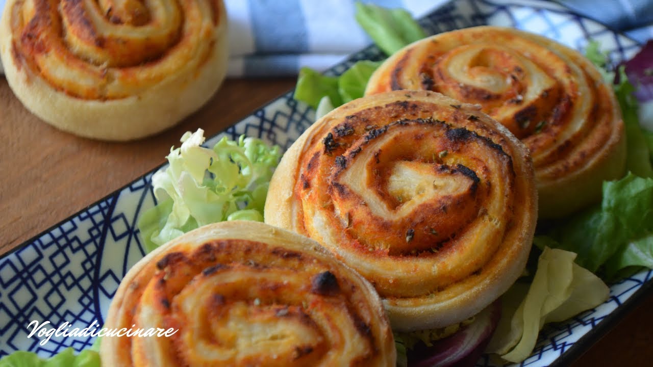 Girelle di pizza - Morbide e saporite