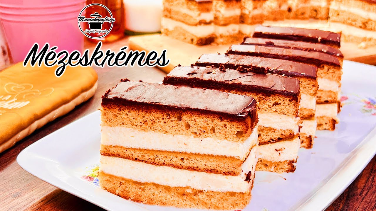 🍯👵 Karácsonyi MÉZES KRÉMES ami AZNAP FOGYASZTHATÓ!  GYEREKKORUNK ÍZE ÉS AZONNAL puha!🎄I Mamakonyhája