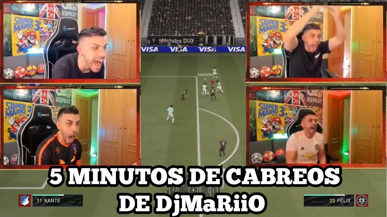 5 MINUTOS DE CABREOS DE DjMaRiiO EN FIFA 21