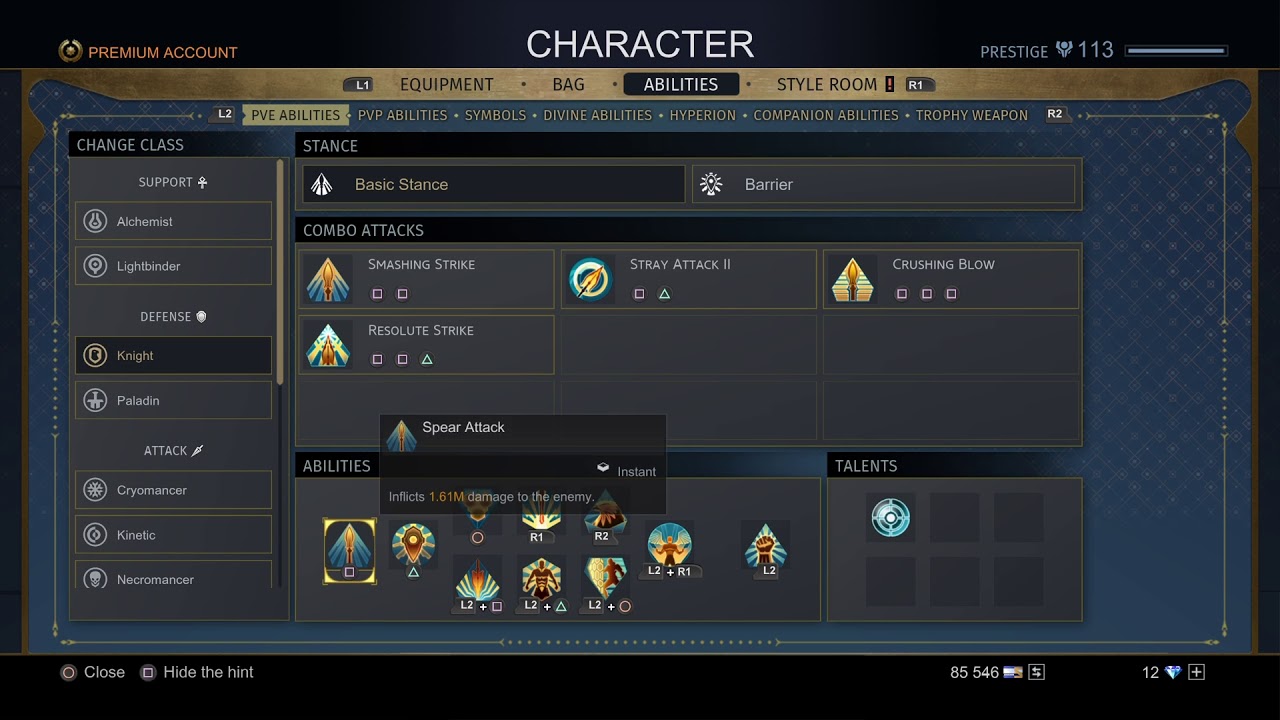 Knight's Tank Rotation & Ability Guide - Skyforge PS4/XB1
