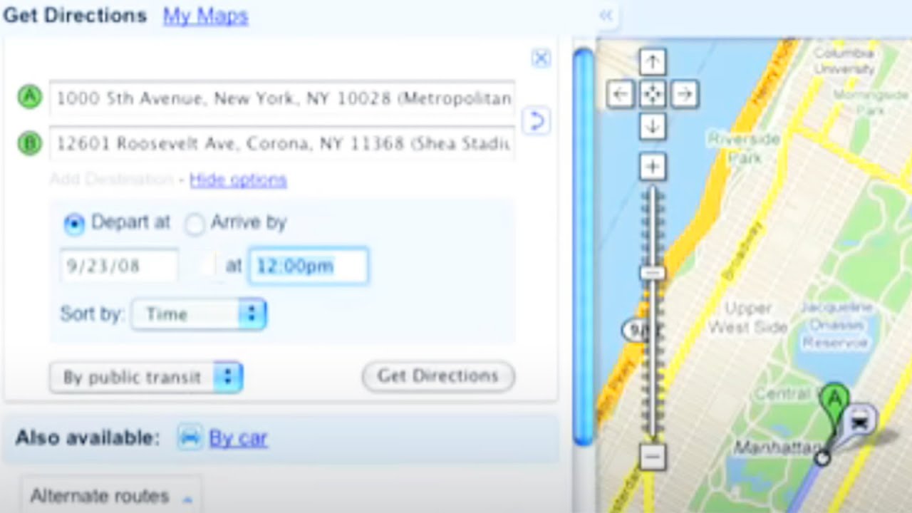 NYC Transit on Google Maps