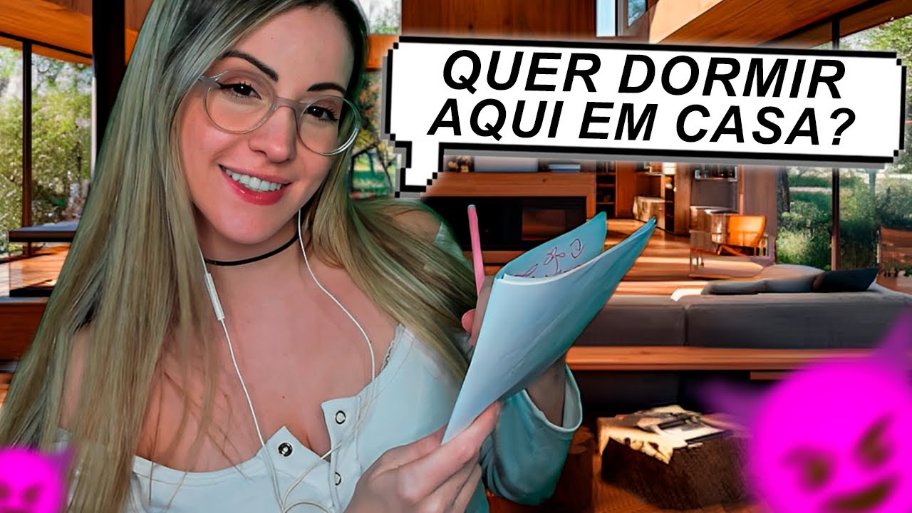 ASMR - AMIGA DA ESCOLA TE CHAMA PRA CASA DELA