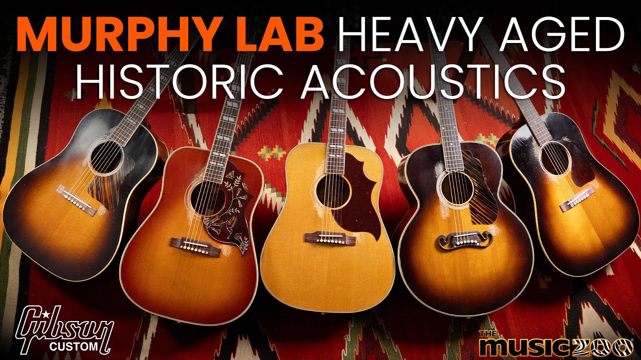 Винтажный звук и внешний вид?! Акустическая гитара Gibson Murphy Lab Heavy Aged — уже в продаже в...