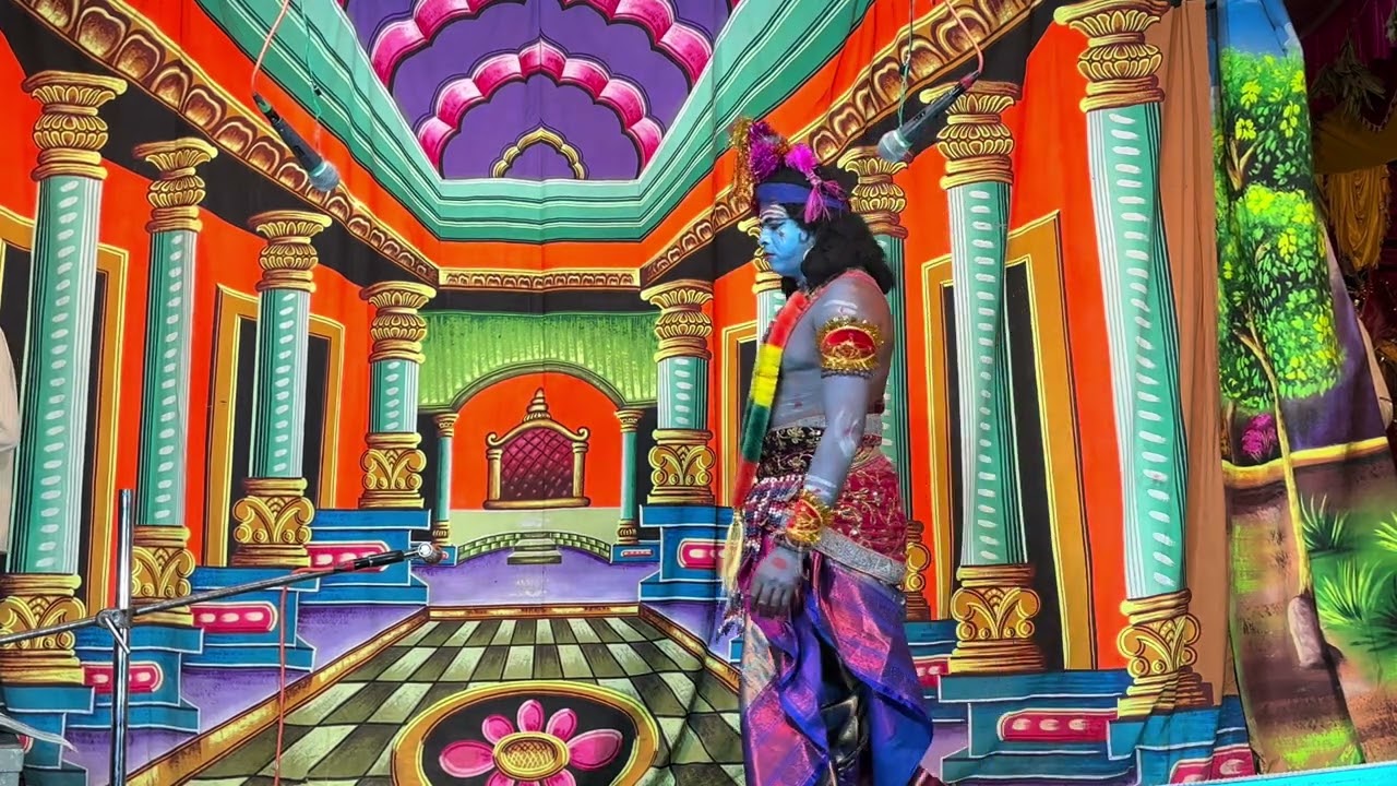 శ్రీ మల్లికార్జున స్వామి వీధి నాటకంలో మల్లికార్జునుడు విలేజ్ గంజిపల్లి