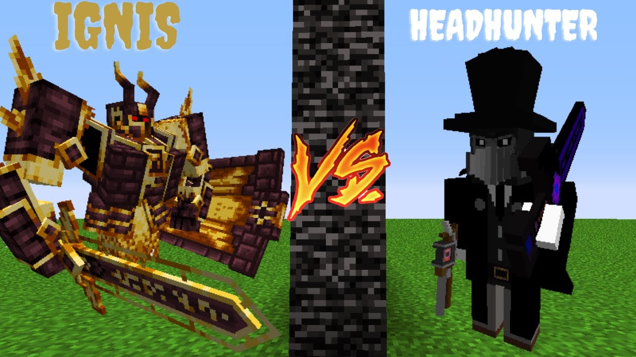 IGNIS VS Head Hunter / Minecraft Mob Battle