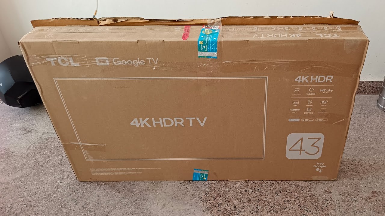 TCL 108 cm (43 inch) Ultra HD (4K) LED Smart Google TV 2025 #tcl #tcltv #review #unboxing #viral #tv