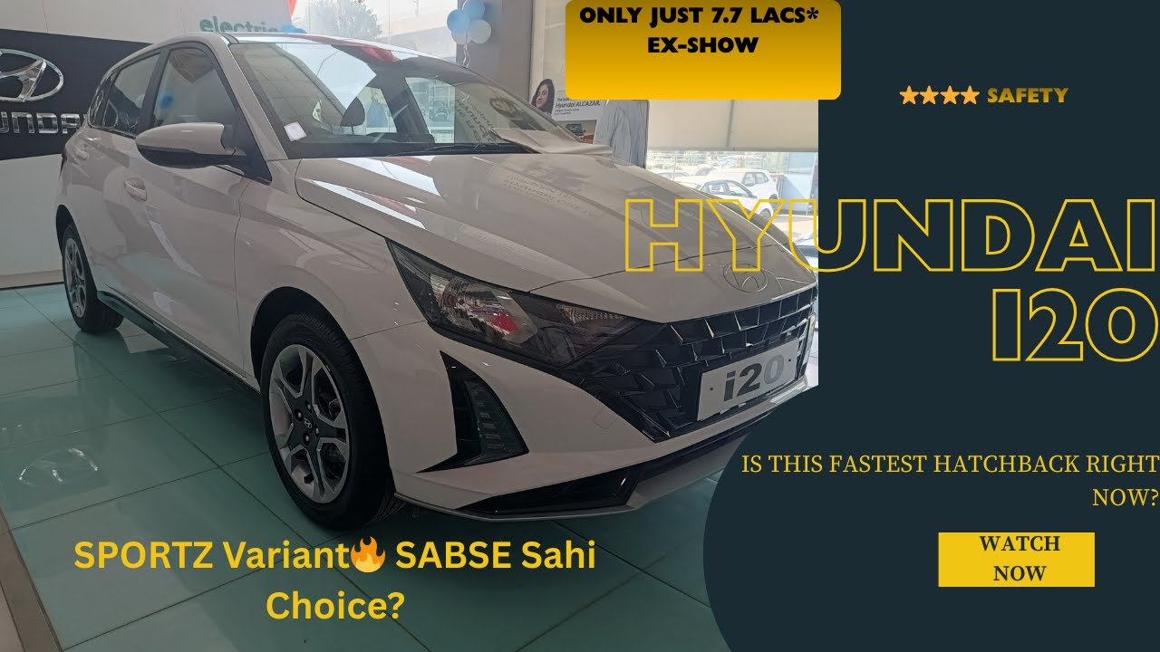 Hyundai i20 Sportz Full Review| Best Value Variant? Features, Mileage, Safety  |Detailed Walkaround
