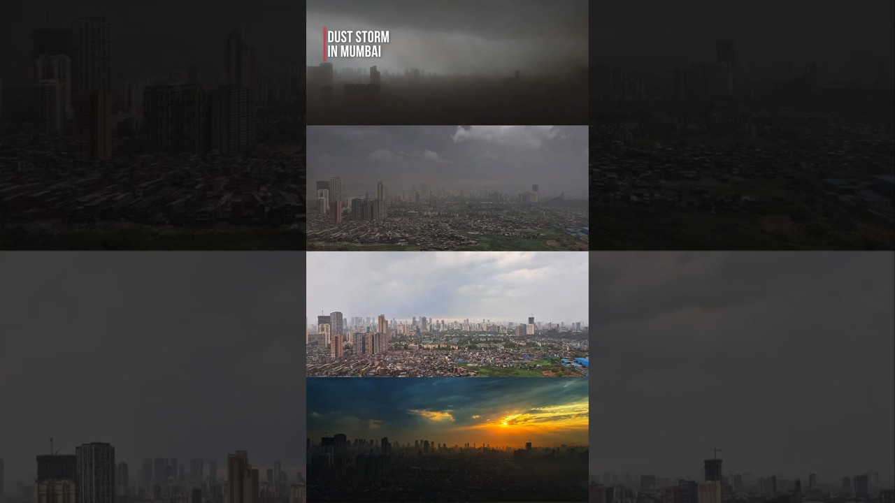 Massive Dust Storm in Mumbai #MumbaiRains