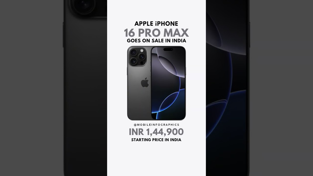 Apple iPhone 16 Pro Max Price Revealed! 🔥