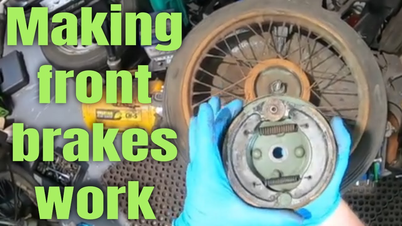 Freeing the front brake and making it work - BSA Bantam recommision