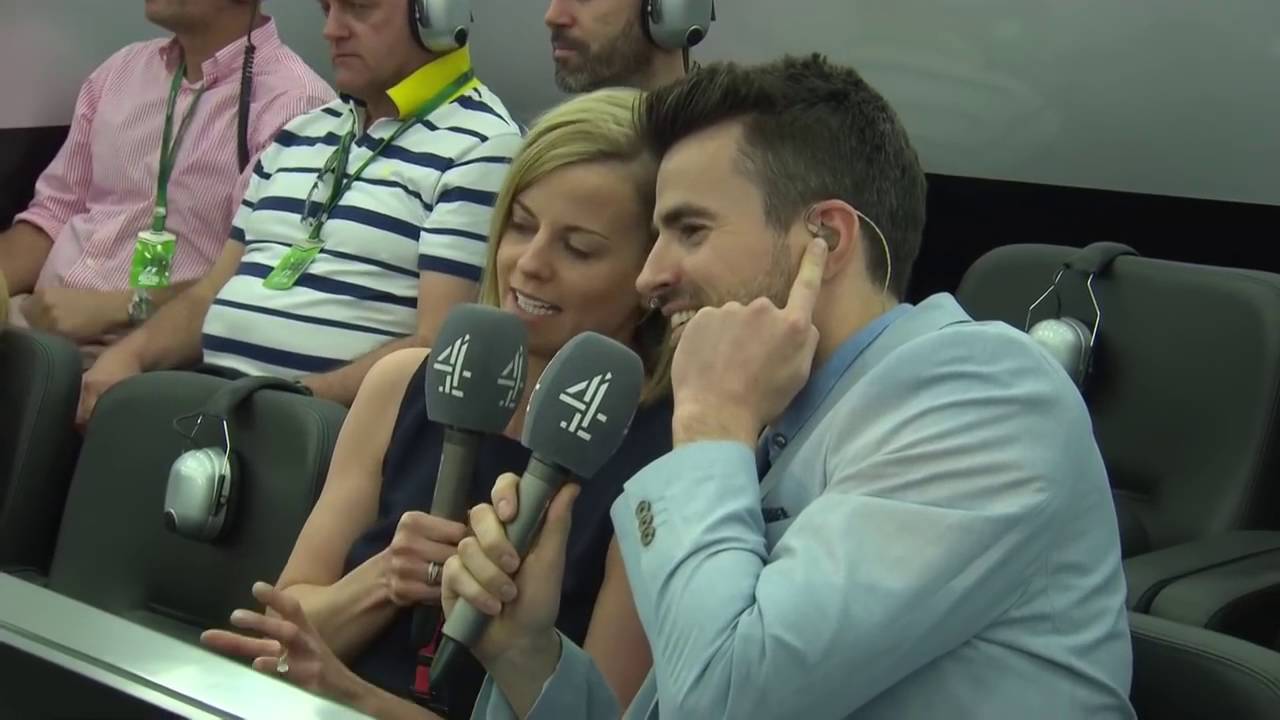 2016 Bahrain Inside the Mercedes garage with Steve Jones and Susie Wolff