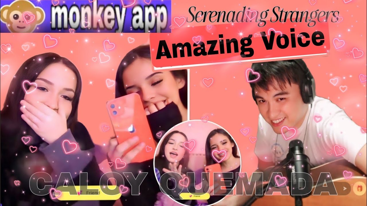 CALOY QUEMADA SERENADING STRANGERS ON OMETV AMAZINGVOICE #caloyquemada #omegle #serenade #ometv #fyp