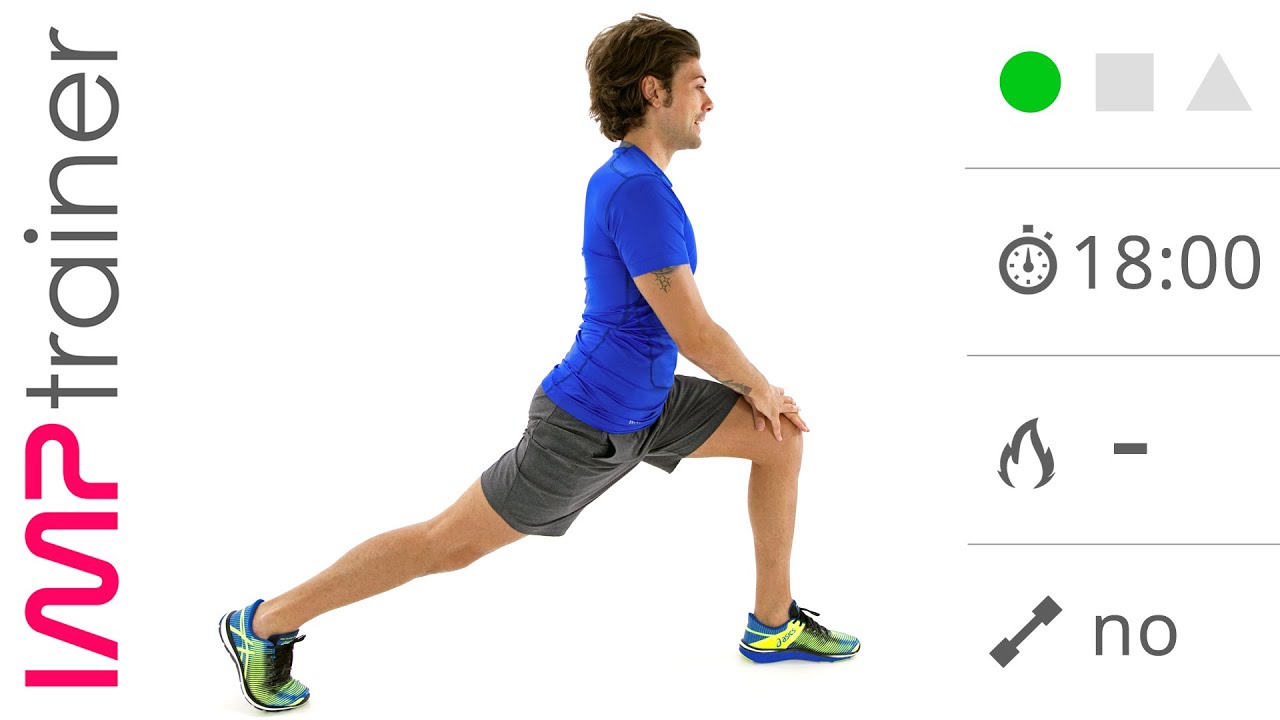 Stretching Statico e Dinamico Per Gambe, Glutei e Bacino
