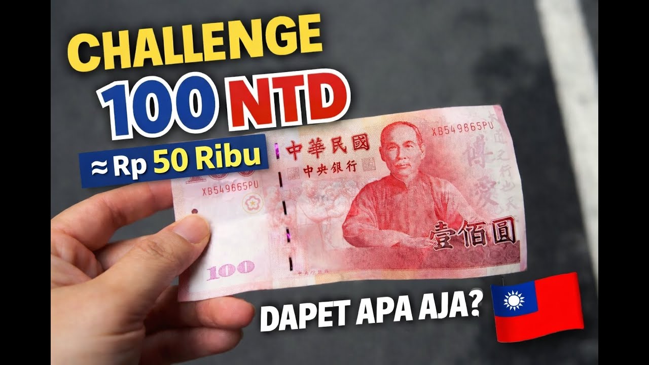 Challenge 100 NTD di Taiwan 🇹🇼 Dapet Sarapan Apa Aja?