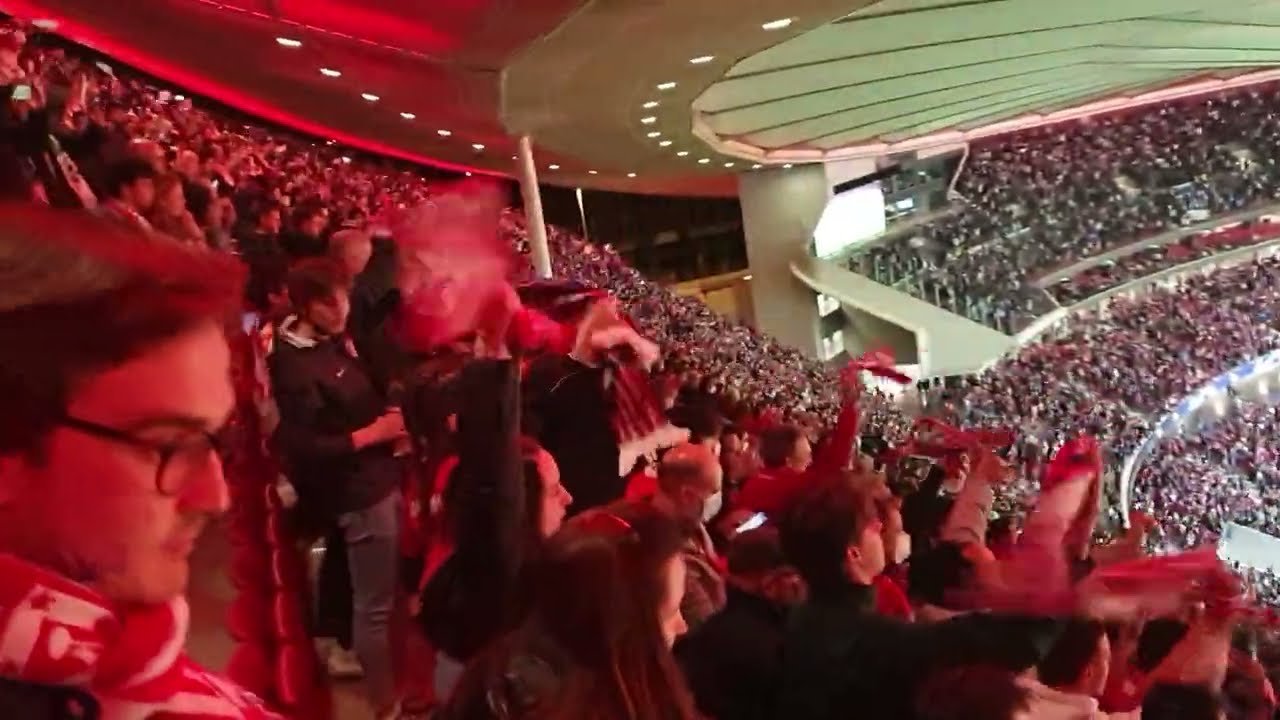 Atletico fans give love even after a loss
