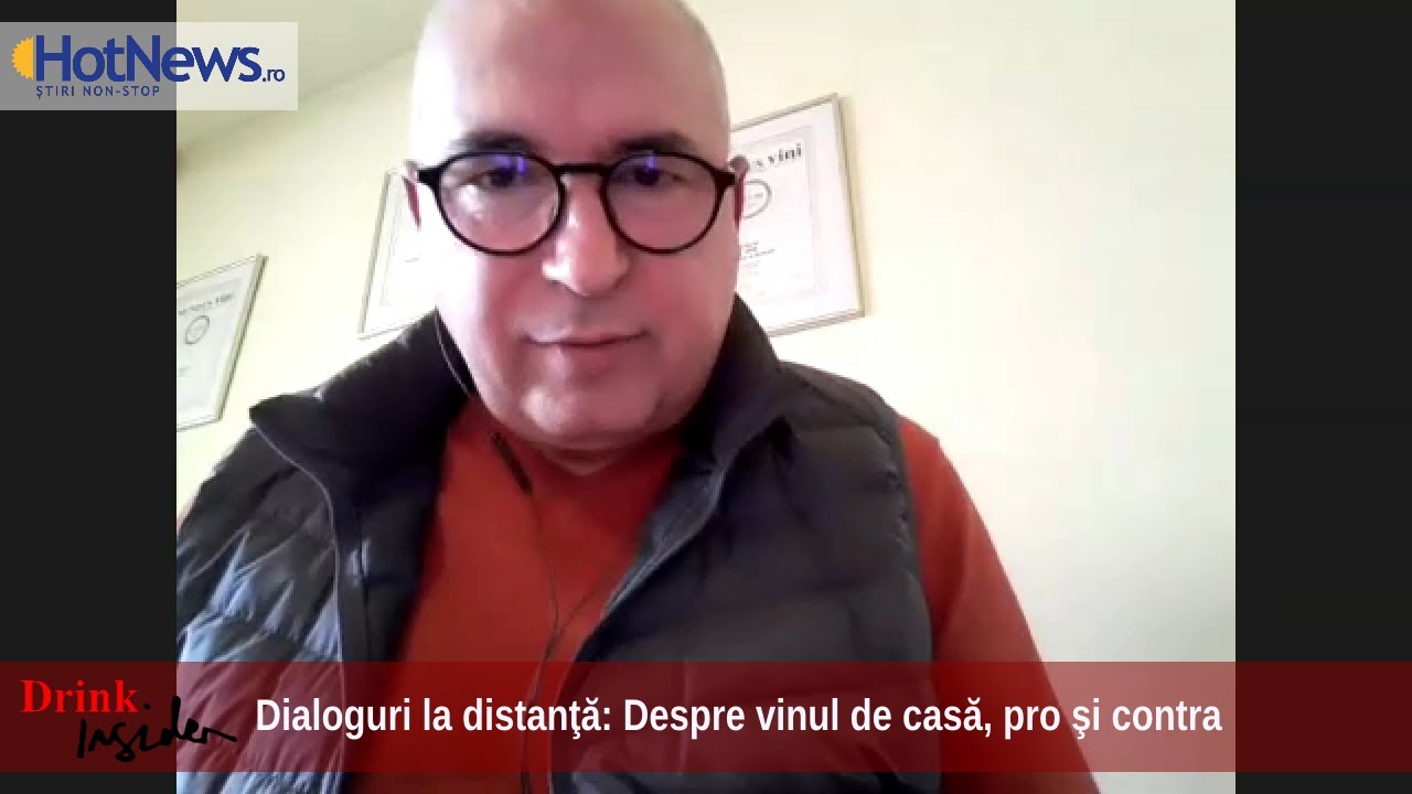 Gabriel Roceanu, despre vinul de casă, pro şi contra