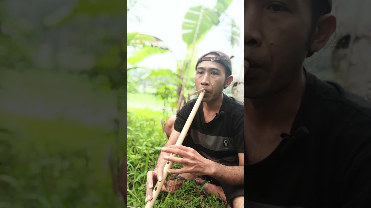 While blowing the flute, I was almost bitten by a snake 