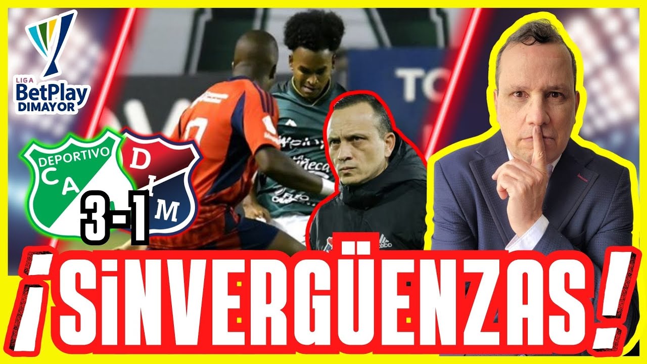 ⚽DIM EQUIPO SIN ALMA ⚽🟩​⬜​​ CALI (3)🆚(1) MEDELLÍN 🟥🟦 LIGA BETPLAY DIMAYOR 2026 - I