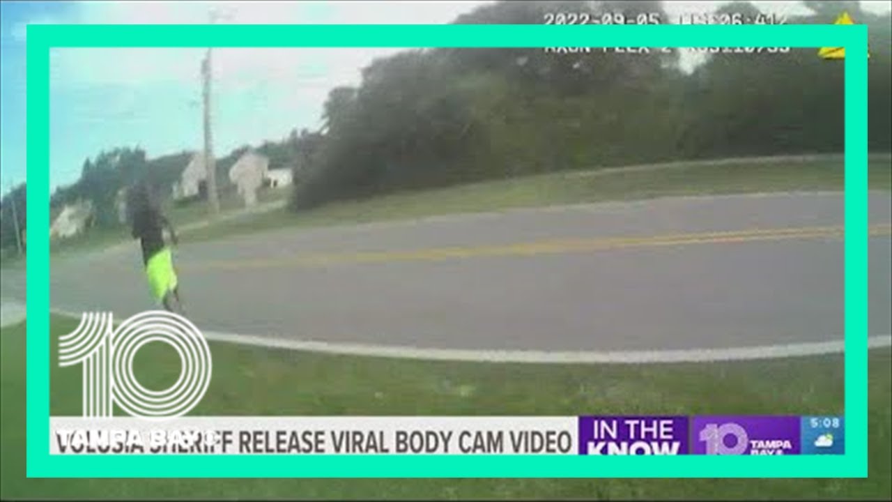 Volusia County Sheriff's Office shares a body cam video of chase seen on TikTok