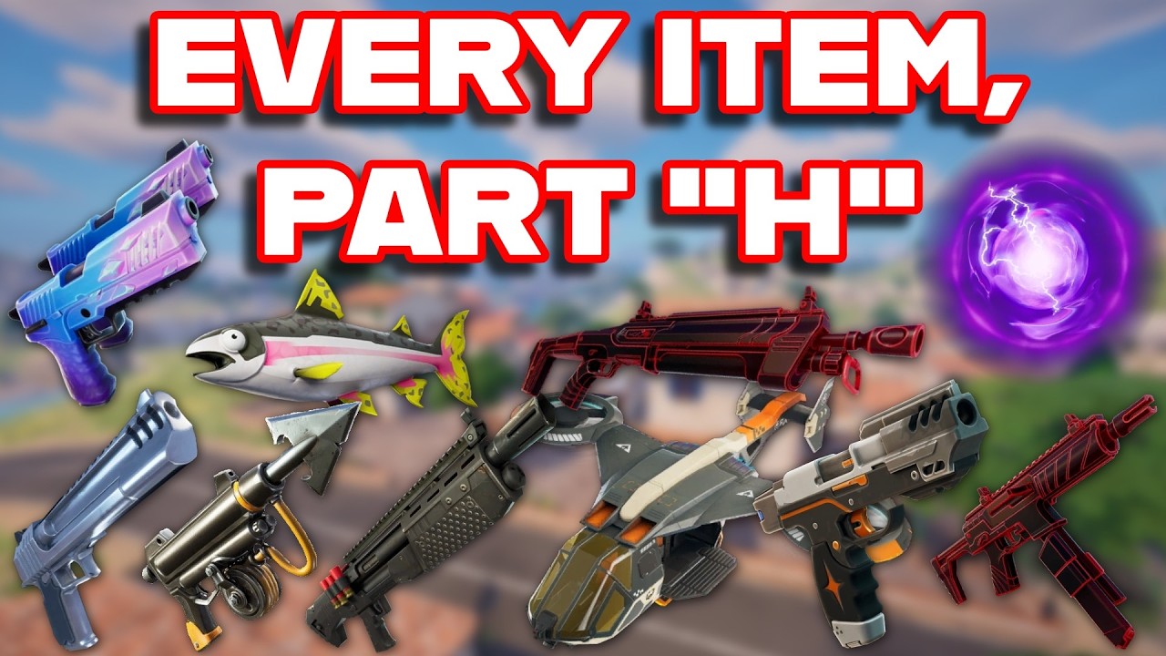 Ranking EVERY ITEM In FORTNITE ALPHABETICALLY (Part 