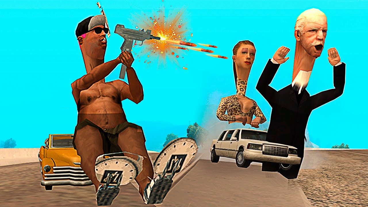 Я ЗАСТРЯЛ НА МИССИИ «СУТЁНЁР» — GTA San Andreas Chaos Mod #16