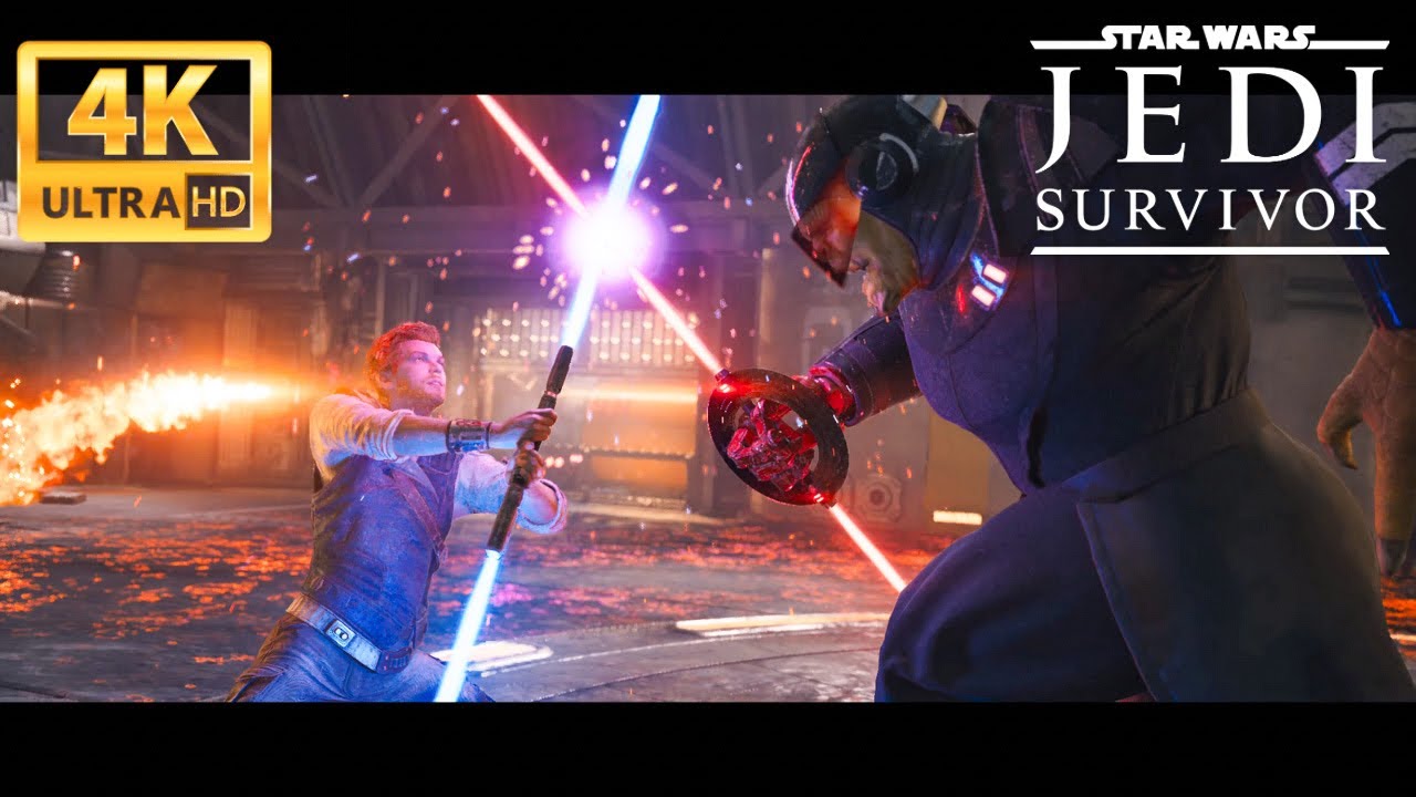 Cal vs Ninth Sister Boss Fight - Star Wars Jedi Survivor (4K)