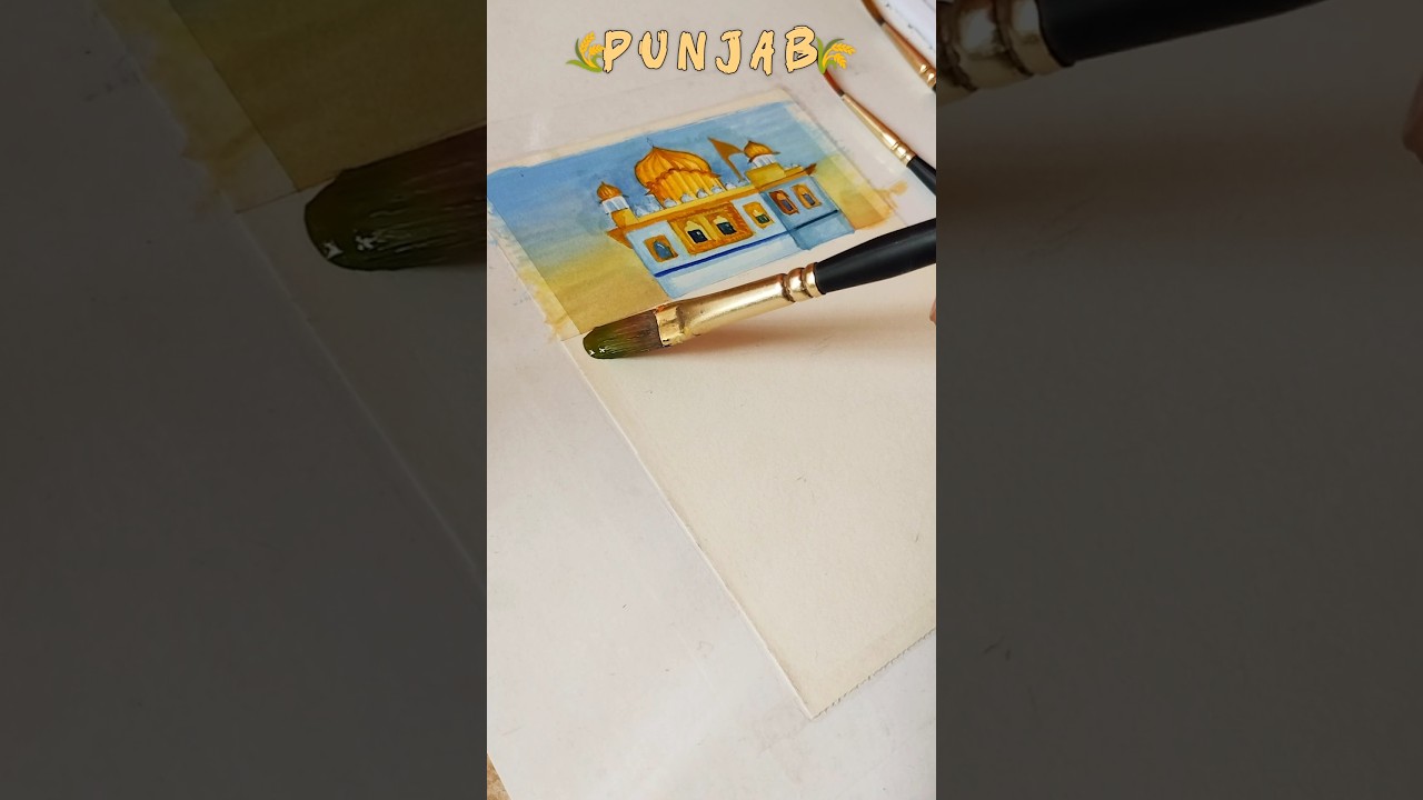 PUNJAB🌾🚜🪯 States Ep-2 #painting #art #punjabi #punjab #shorts