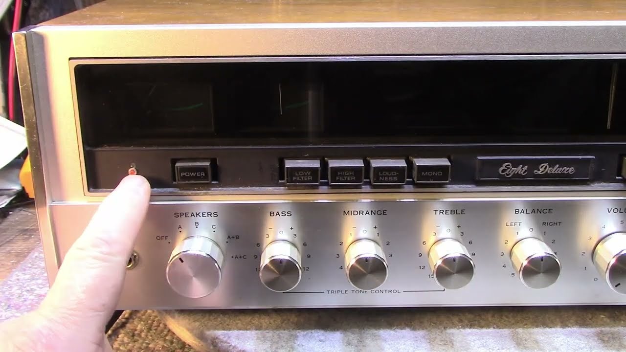 Sansui Eight Deluxe Stereo Receiver - (Ep. 285)