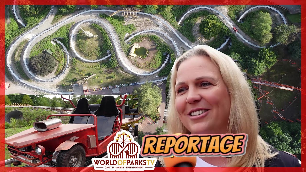 Lost World - Tier- und Freizeitpark Th&uuml;le 2022 - Neue Achterbahn (Reportage) Wiegand CoasterKart POV
