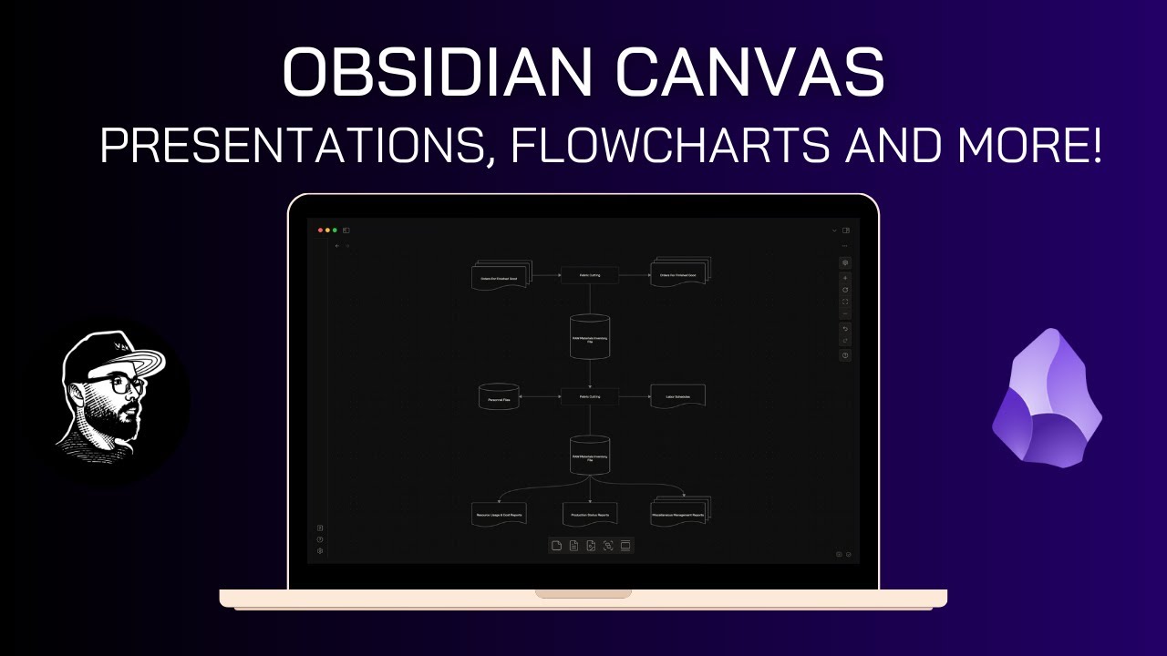 Obsidian Canvas — презентации, блок-схемы и многое другое!