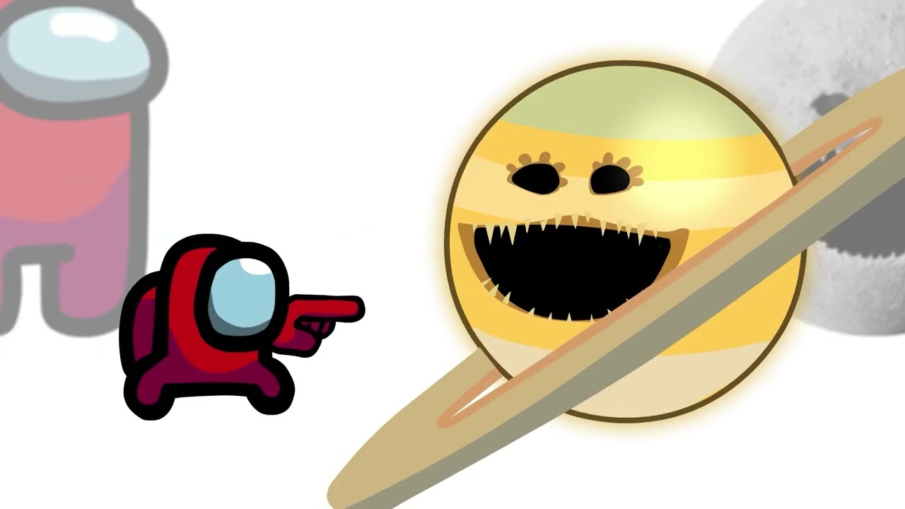 Mini Crewmate Kills The Moon Wakes up Characters | Among Us