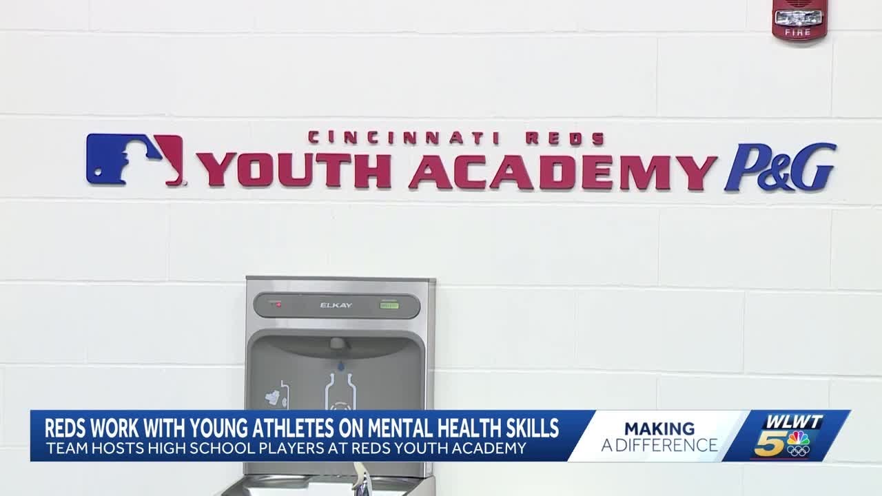 Reds Youth Academy teams with Cincinnati Children's to talk about mental health