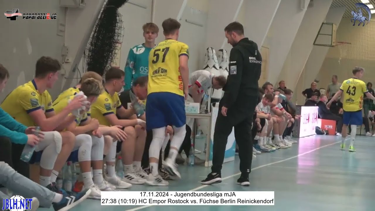 27:38 (10:19) HC Empor Rostock vs. Füchse Berlin Reinickendorf - 17.11.2024