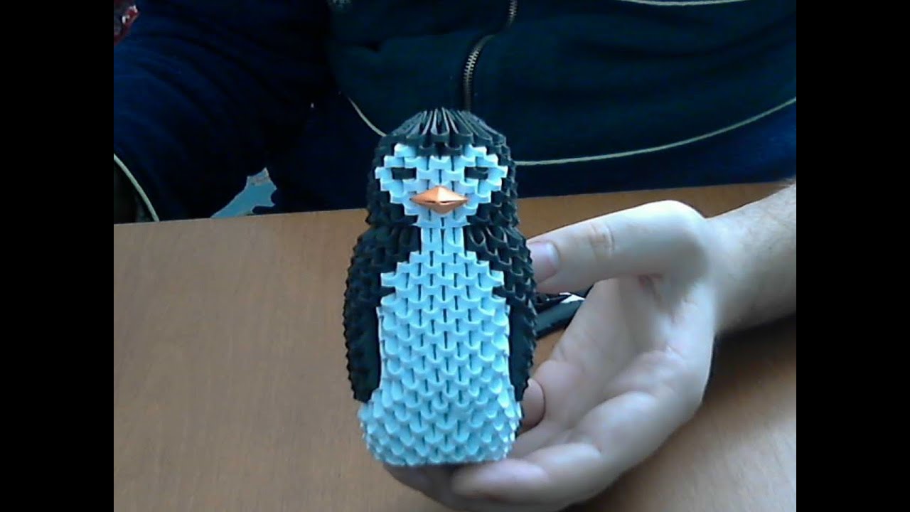 How to make 3D Origami Penguin