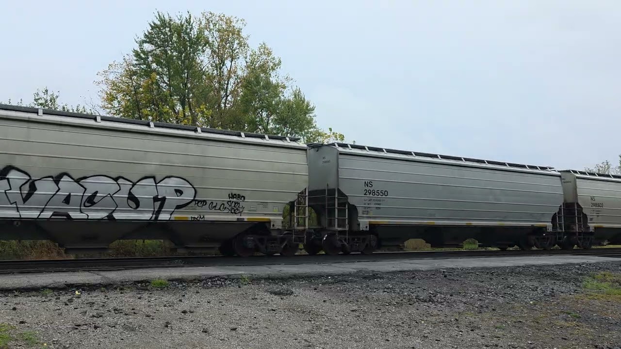 NS Train 54K NS 4938 NS 8017 Waterloo, Indiana October 19, 2025 1713