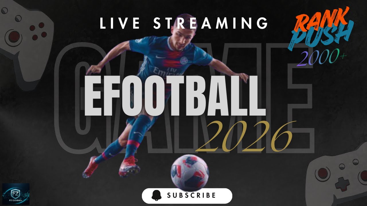 LIVE: eFootball™ Rank Push – Target 2000+! ⚽🔥