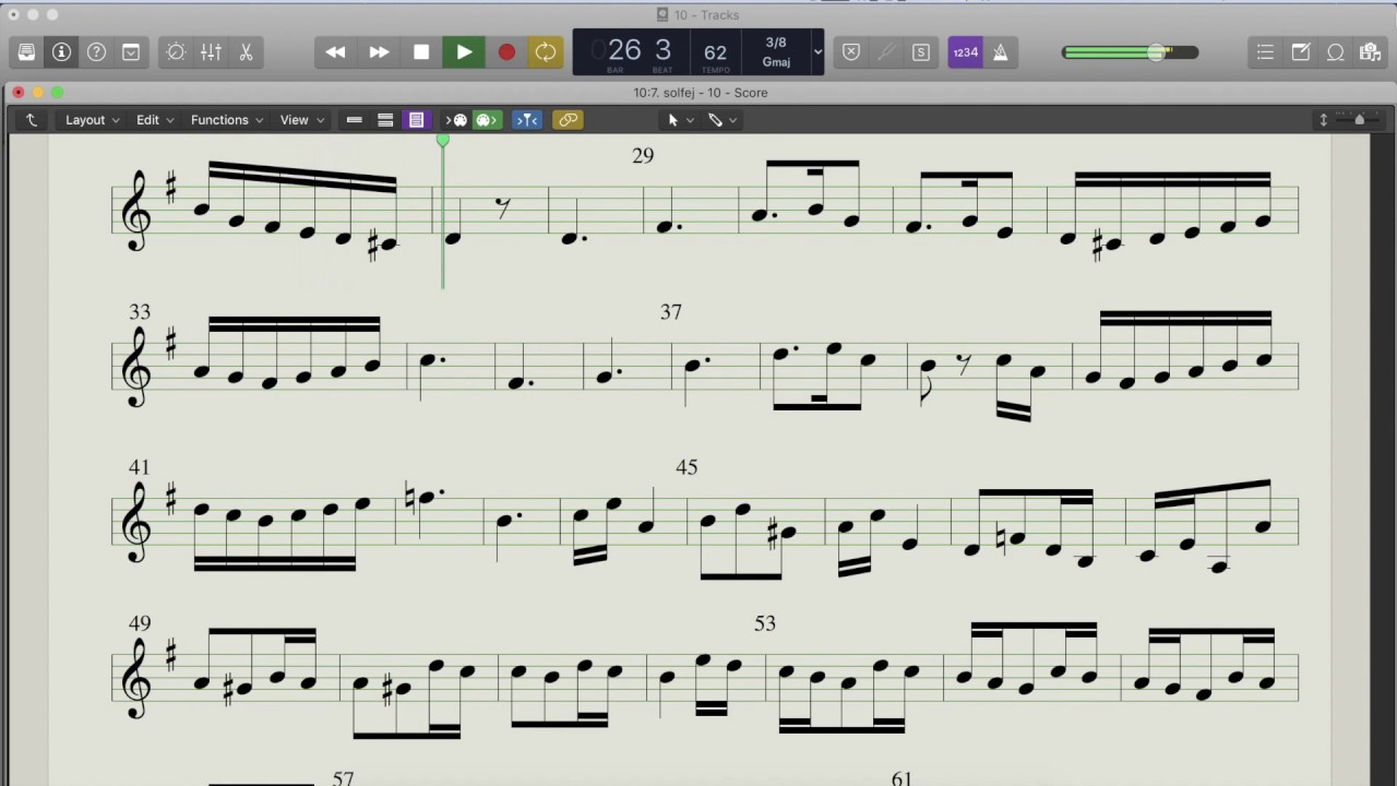 Lavignac 2A - 10. Solfej (Düzenleme, Arranged)