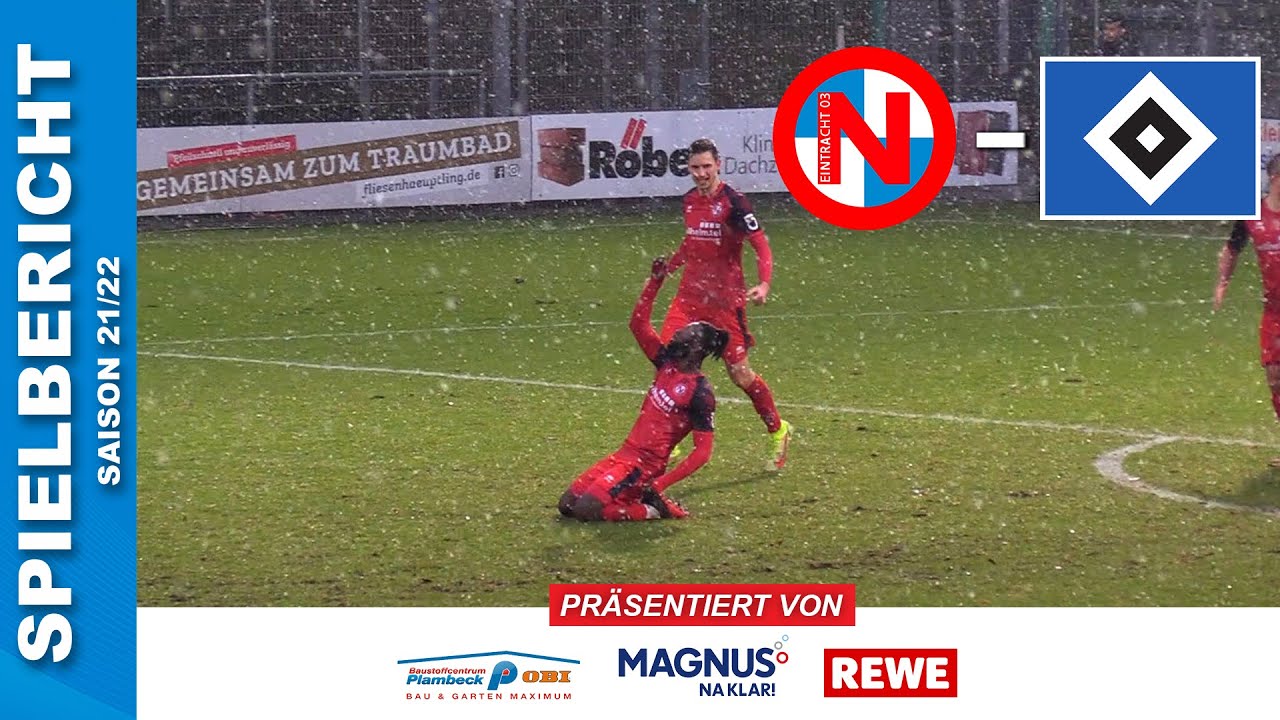 Verletzungsdrama: Jugend-Torwart debütiert bei Schneechaos - Eintracht Norderstedt – Hamburger SV II