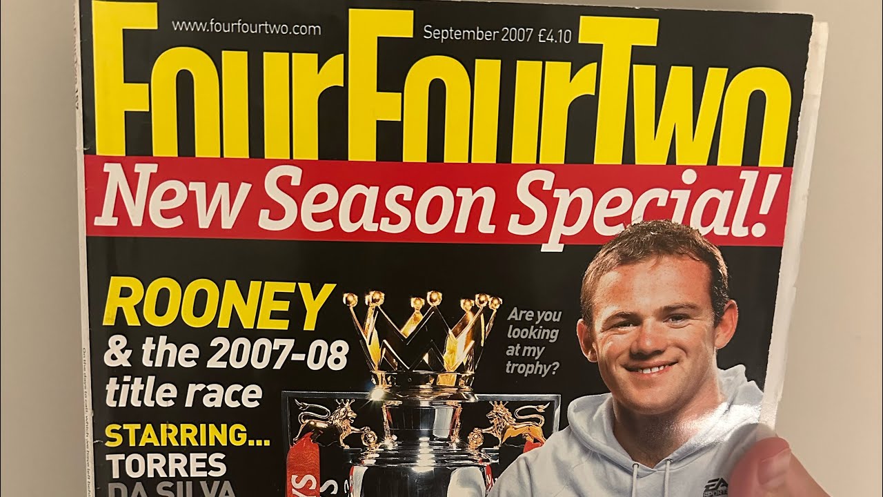 ASMR Nostalgic Football/Soccer Magazine flick through - inaudible whispering ✨⚽️