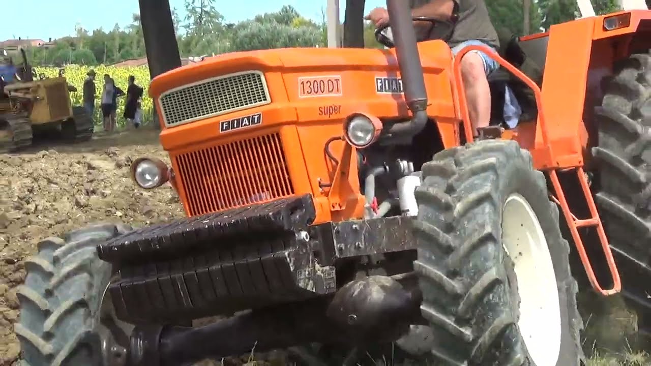 Aratura a Castelletto  - [SOUND] Fiat 1300DT super + Fiatagri 100-90DT