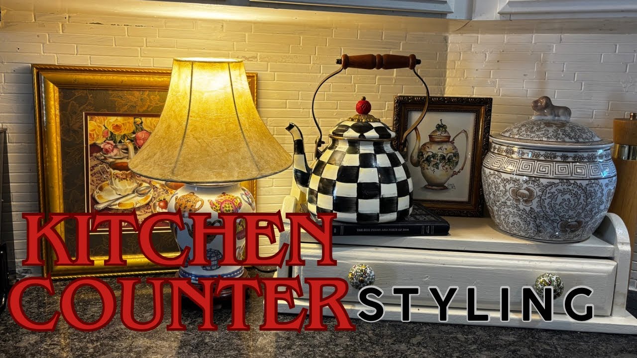 Functional & Cute Kitchen Counter Decor | Cozy, Lived-In Styling