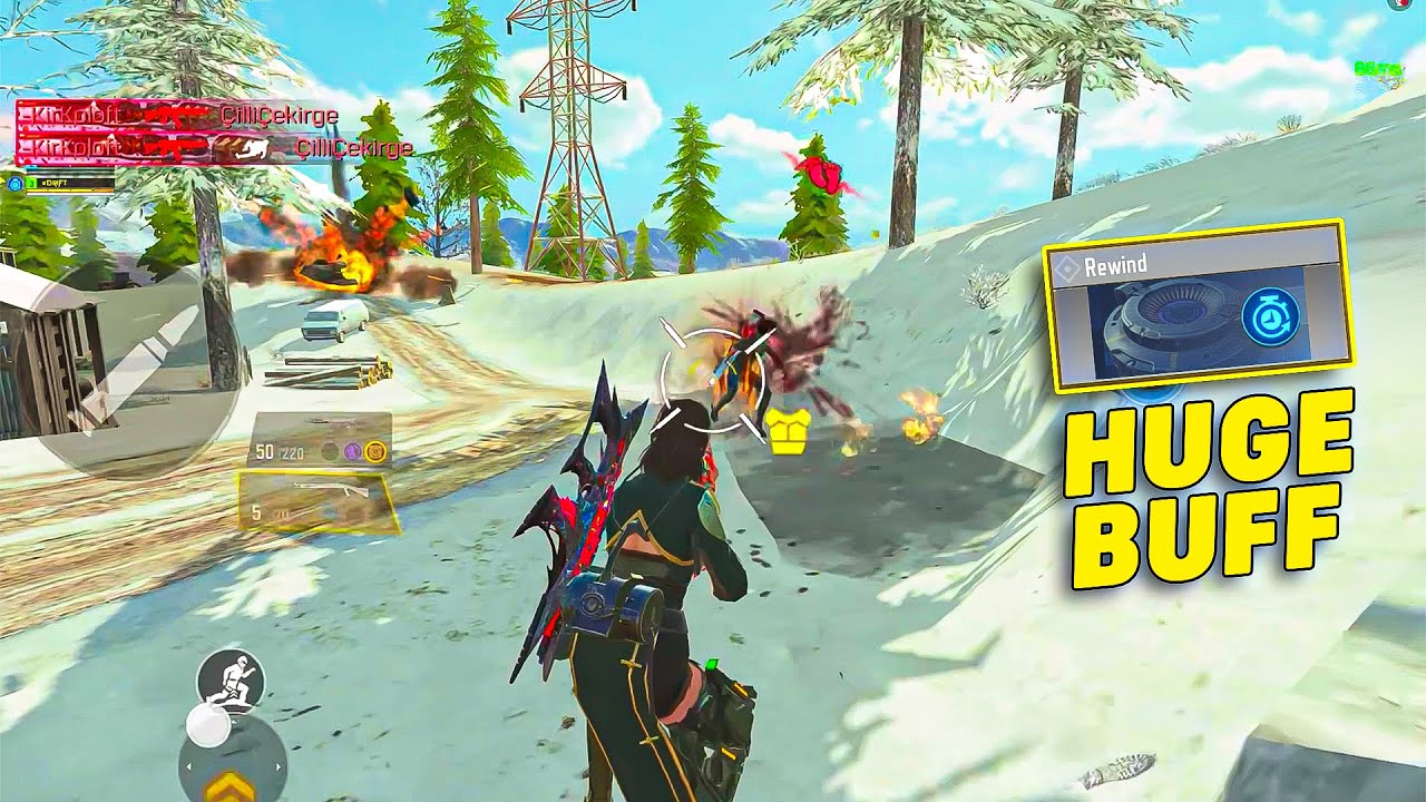 FINALLY MY FAVOURITE CLASS REWIND GOT BUFF ☠️ | 27 KILLS IN SOLO VS SQUAD