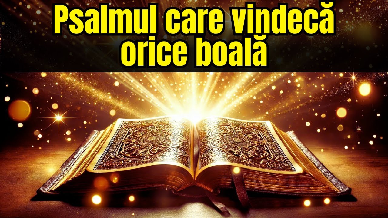 Psalmul Vindecării - Psalmul care vindecă orice boală