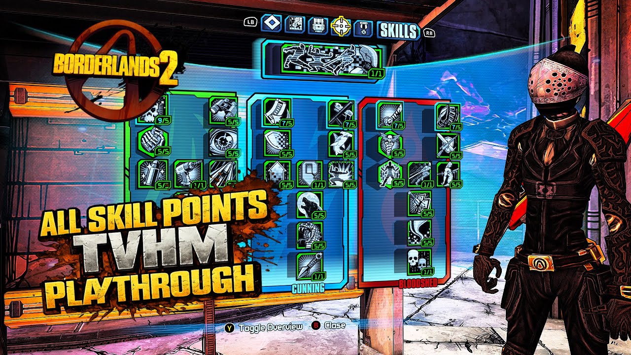 Bl2 all skill points zero VOD #1