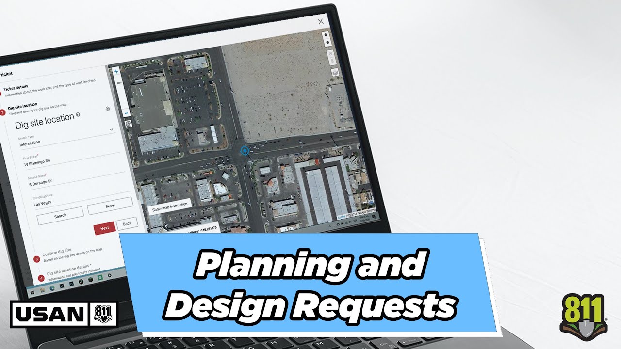 How to Request Utility Information for Planning and Design Projects - USAN 811